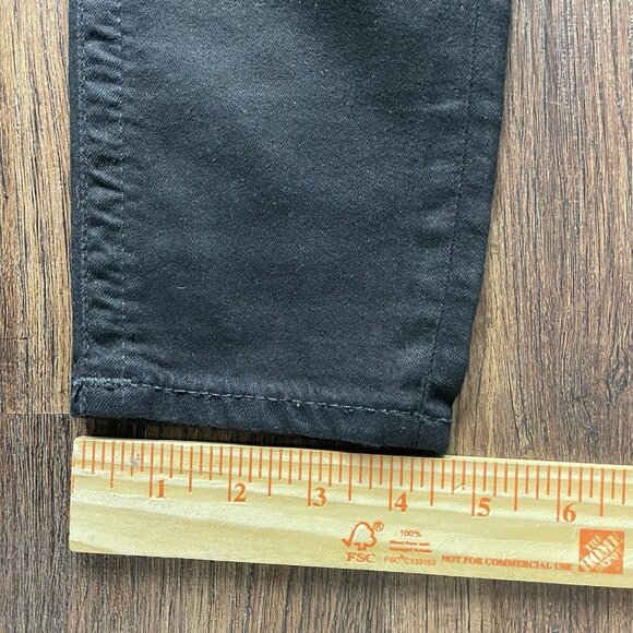 True Religion Black Super Skinny Rose Embroidered Jeans Womens Size 29x29 - Picture 10 of 11